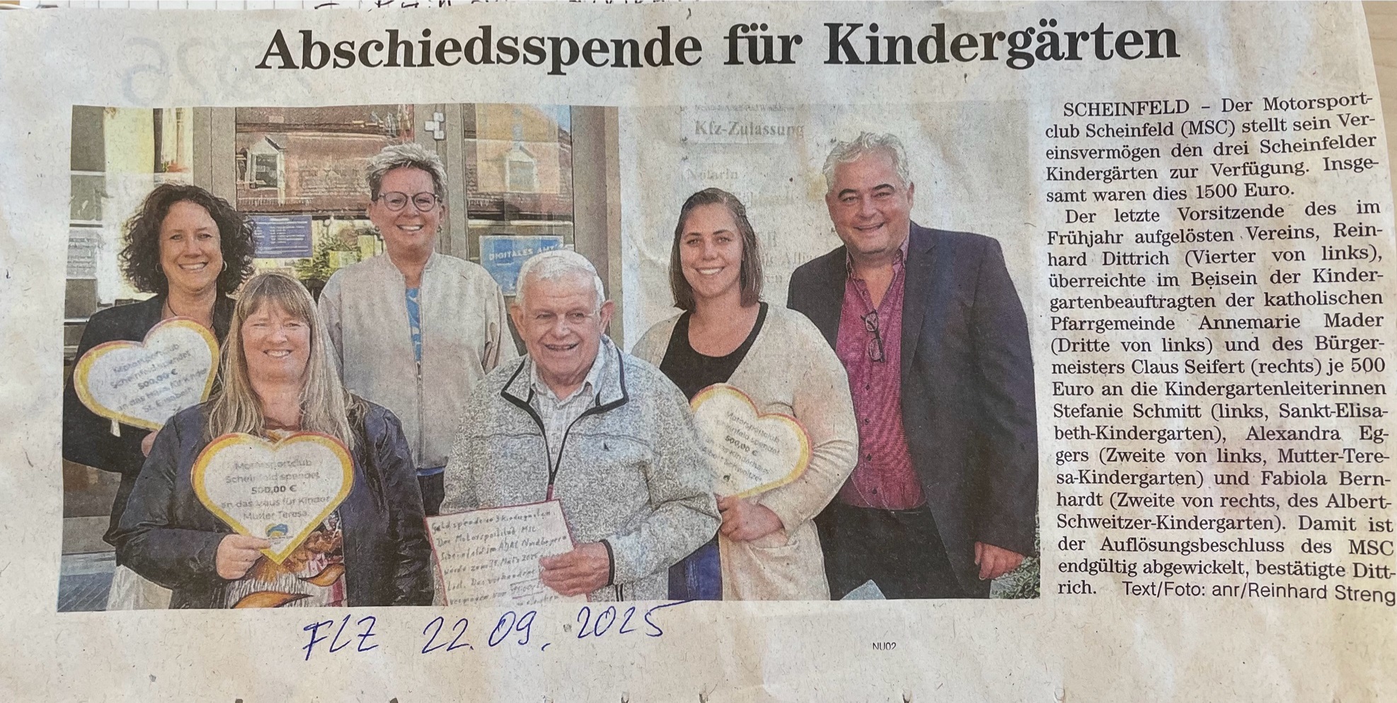 Zeitungsartikel FLZ